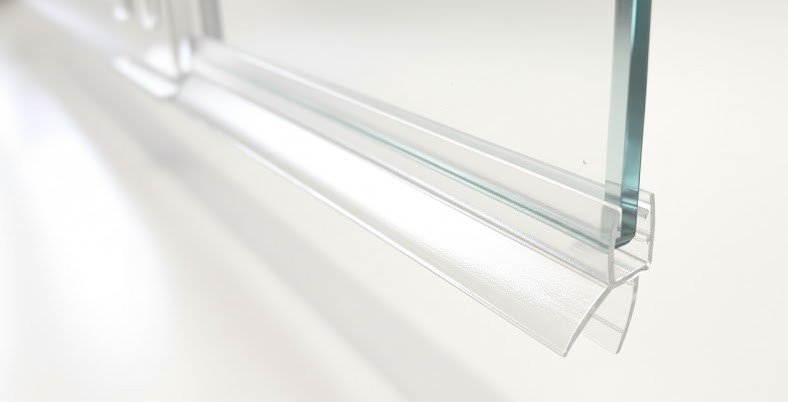 Bottom Door Seal 6mm — Clear