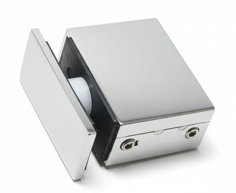 Rail Joiner End Cap — Chrome