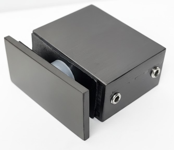 Rail Joiner End Cap — Gun Metal