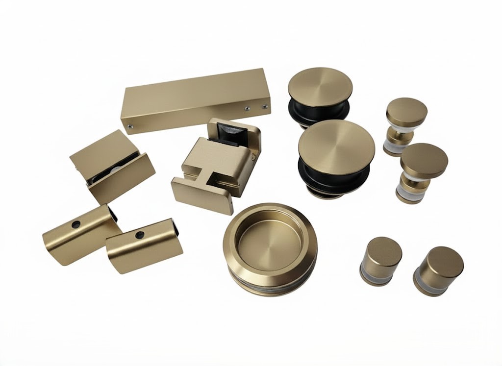 Hardware Sliding Kit — Brushed Gold