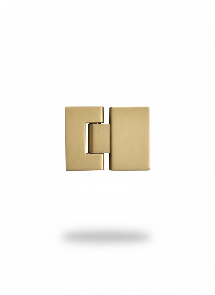 Stainless Steel 304 Hinge 180 degree — Brushed Gold