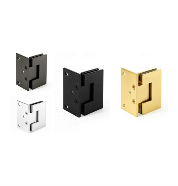 Stainless steel L hinge 90 degree glass to wall