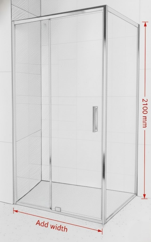 Front panel width (Dimension-A) illustration