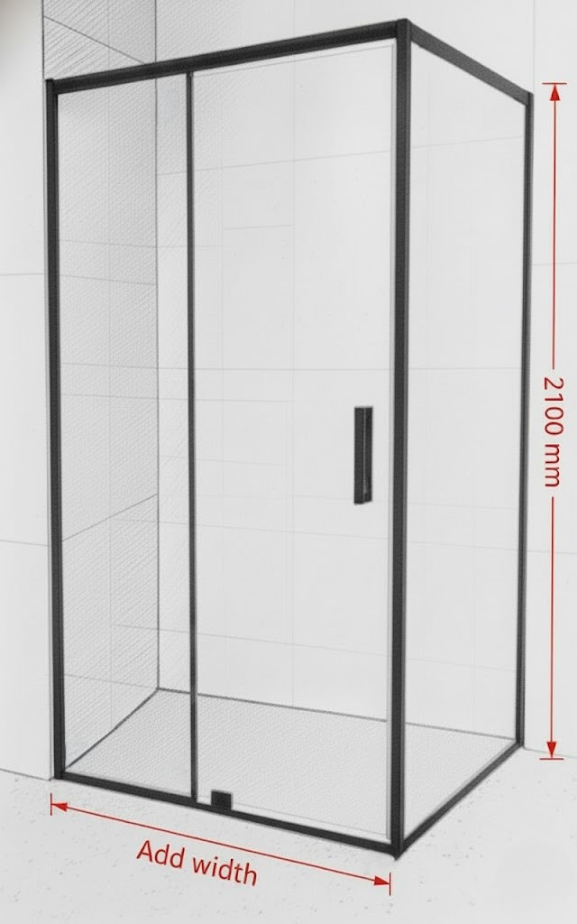 Front panel width (Dimension-A) illustration