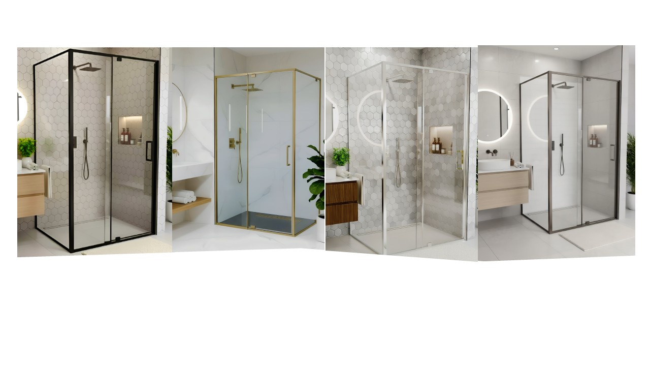 Semi-Frameless Corner Set (Door + Return)