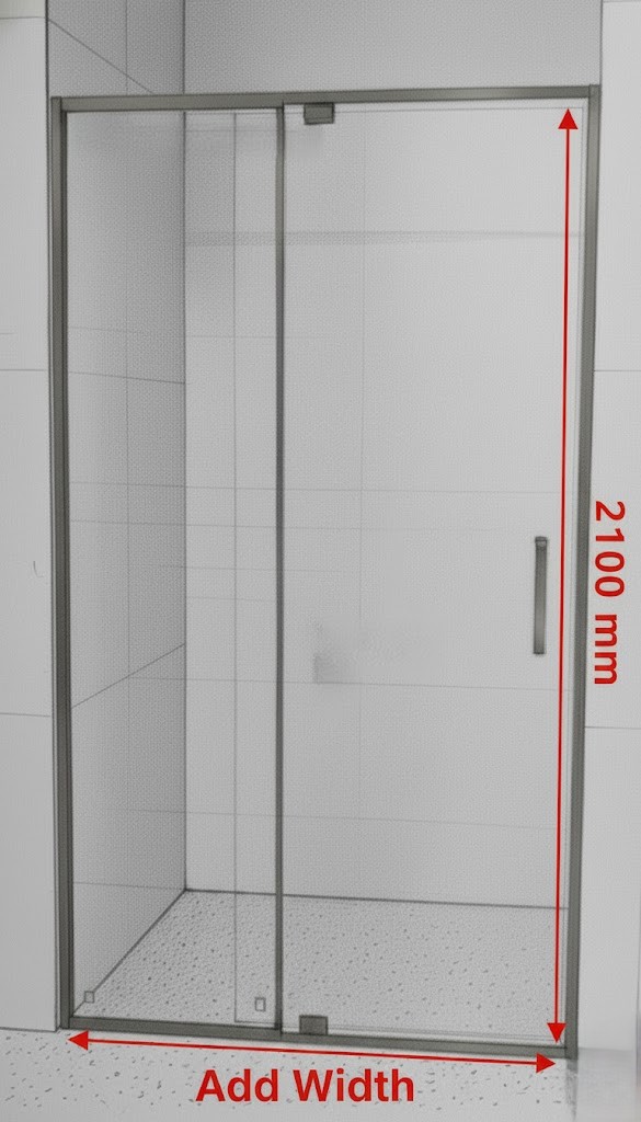 Front panel width (Dimension-A) illustration