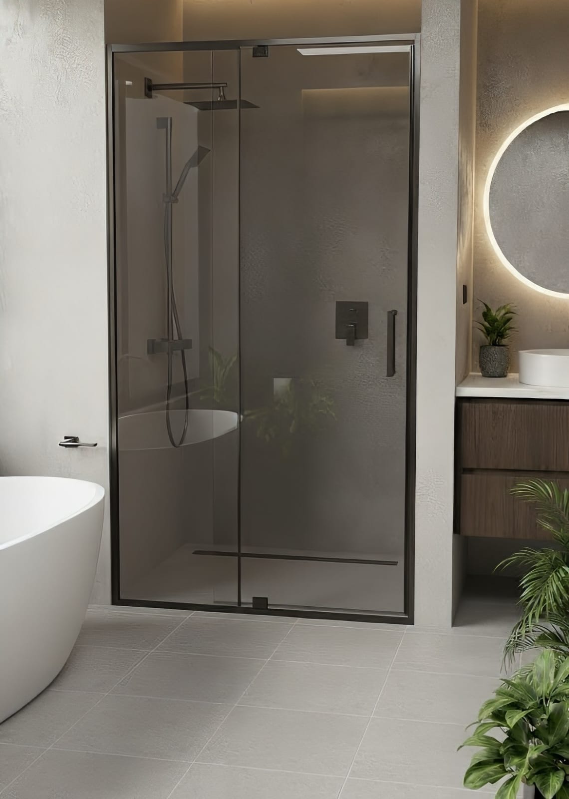 Wall-to-Wall — Gunmetal finish