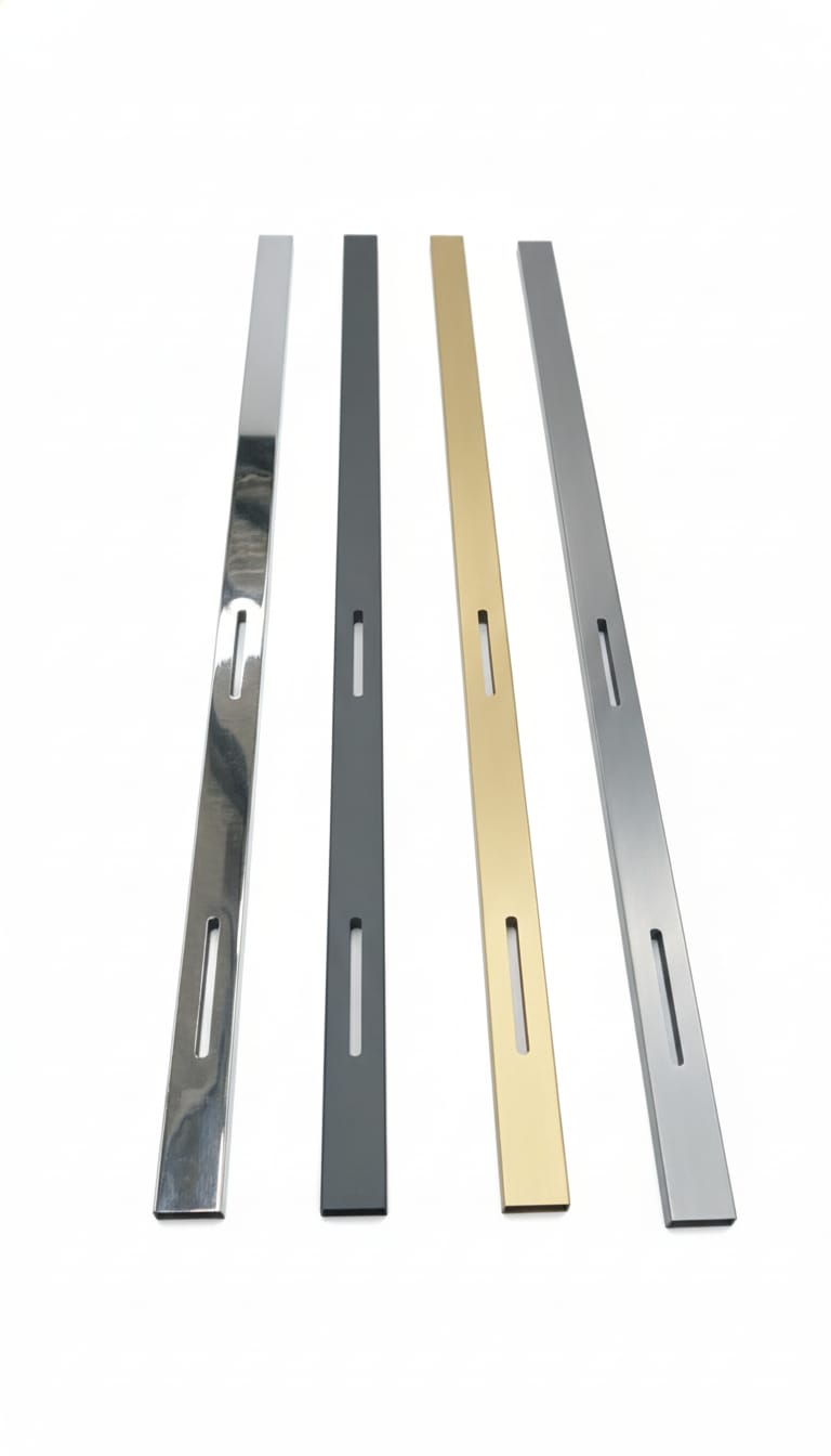 Top rail track stainless steel 1130