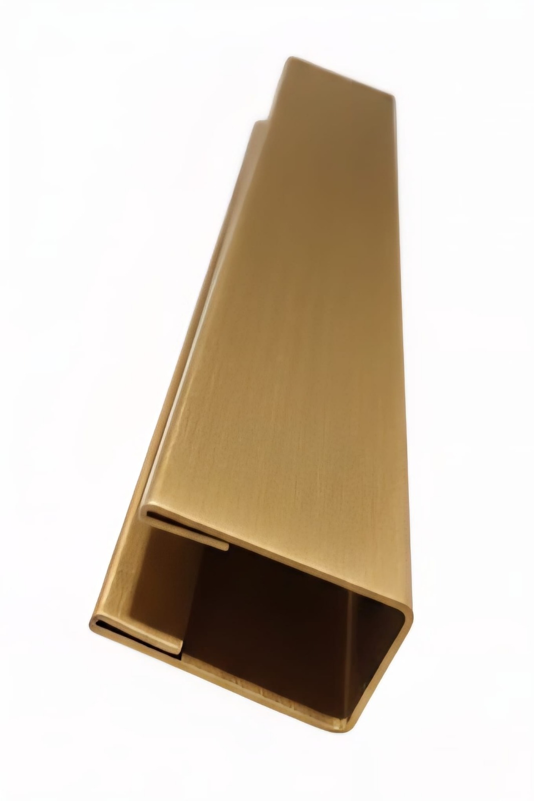 U Channel 14mm × 25mm (2100mm) — Brushed Gold